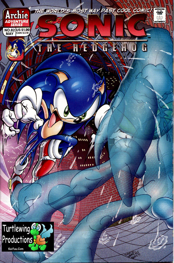 Sonic - Archie Adventure Series May 2000 Comic cover page